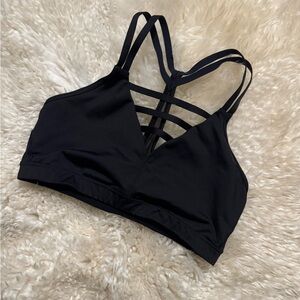 VS Sport Black Strappy Sports Bra
